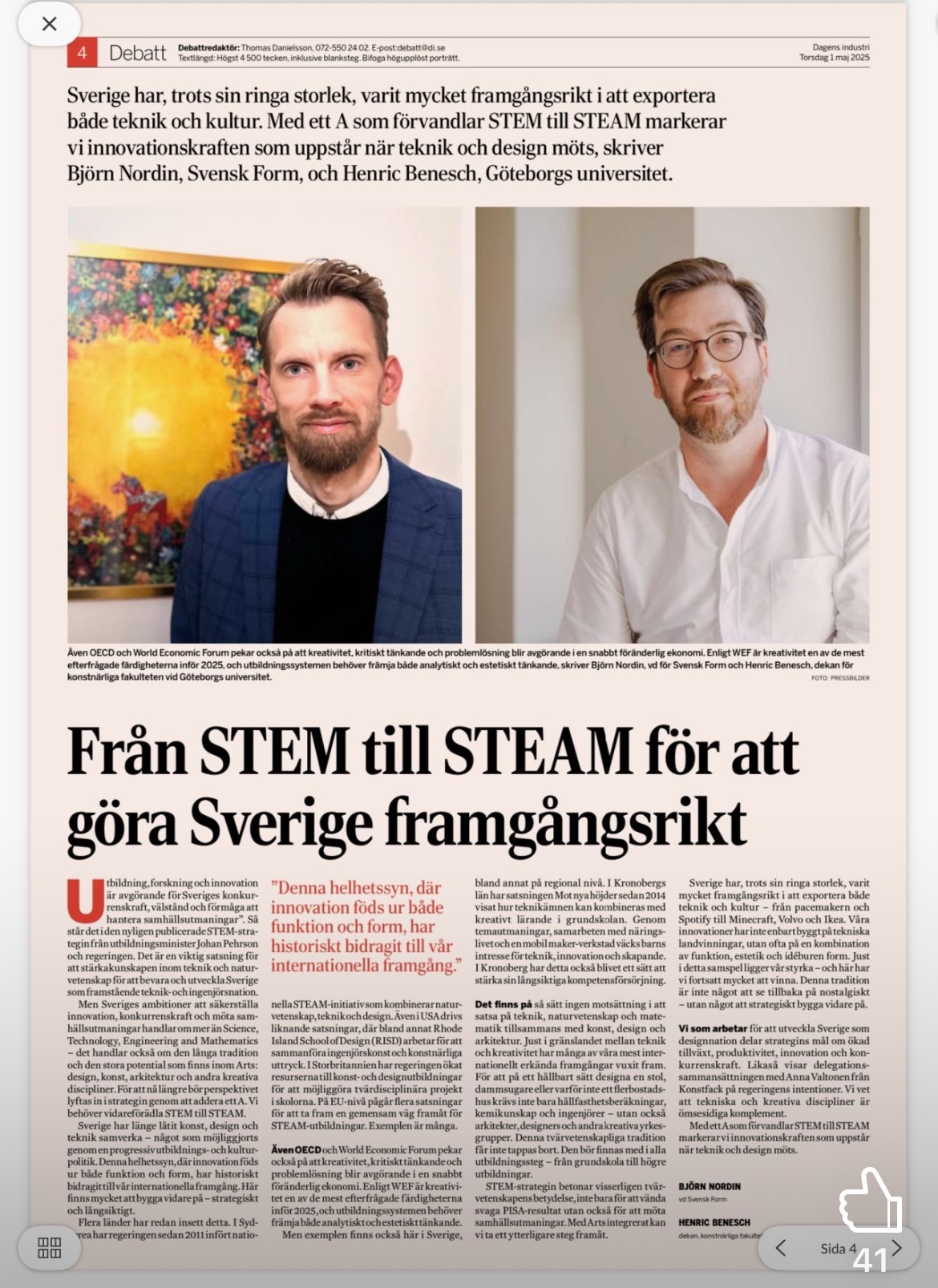 Dagens Industri april 2025